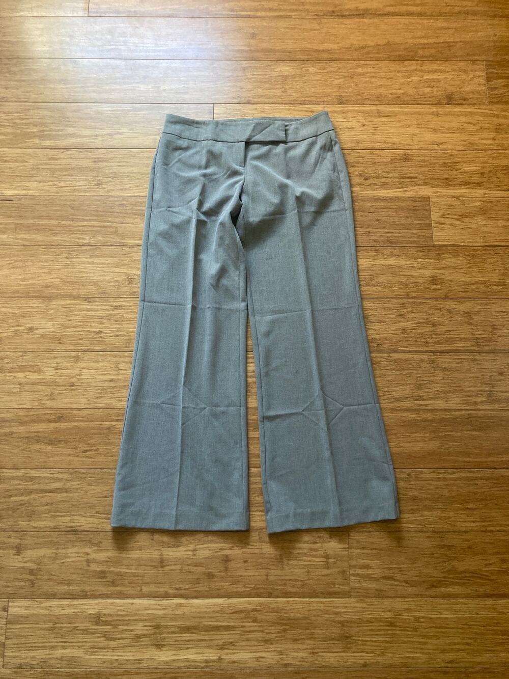 New York & Co. Light Brown/Grey Low Rise Trousers, Size 6